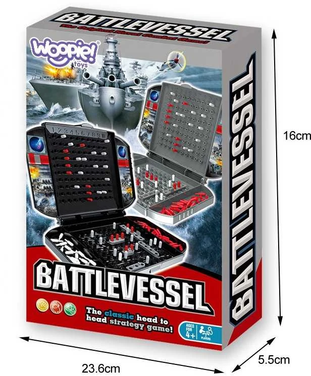 Stalo Žaidimas Jūrų Mūšis WOOPIE MEGA SEA BATTLE 4+