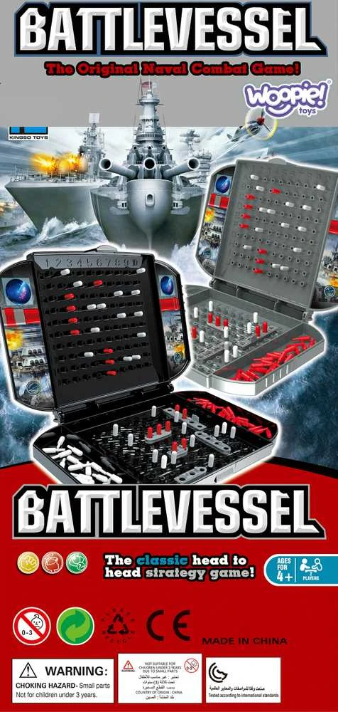 Stalo Žaidimas Jūrų Mūšis WOOPIE MEGA SEA BATTLE 4+
