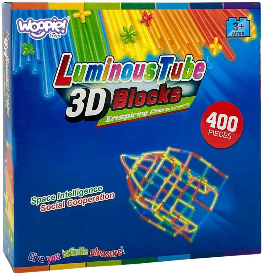 Woopie Konstrukciniai Blokai Šviečiantys 400 vnt.