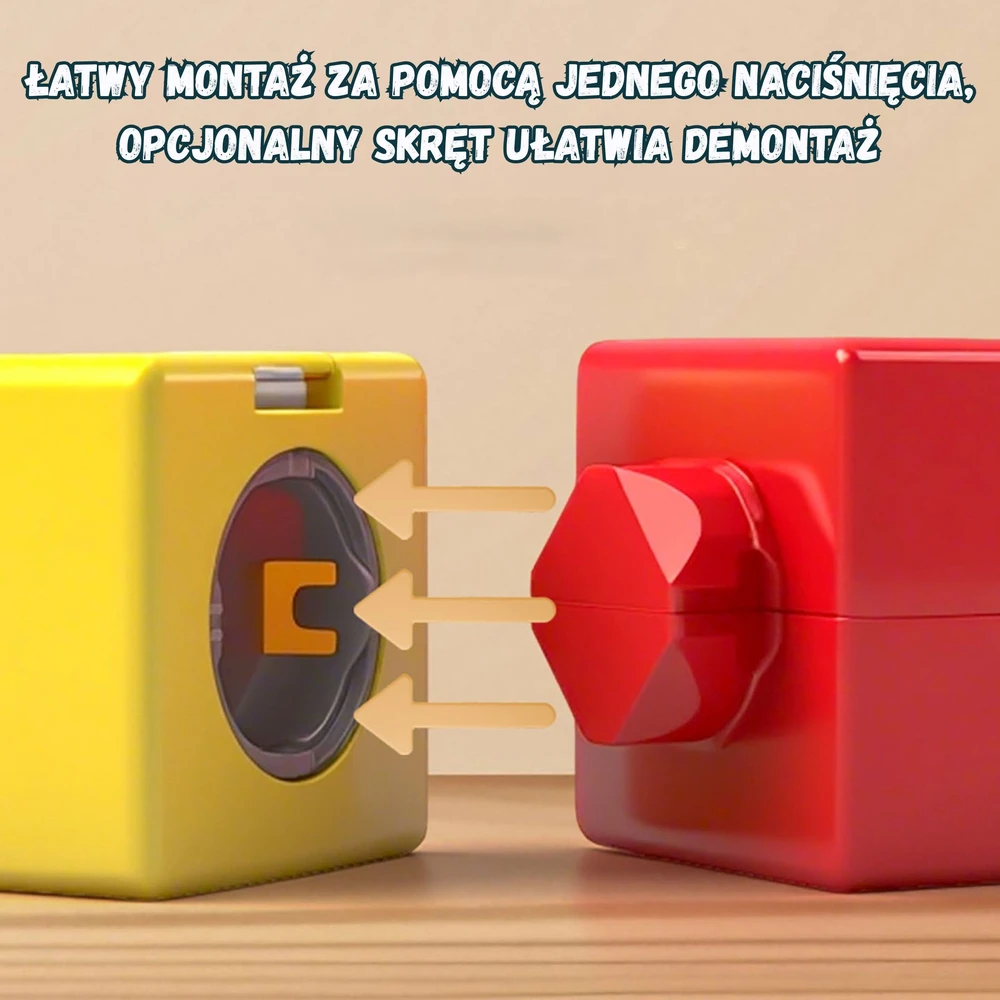 WOOPIE magnetinės kaladėlės Levituojantis takelis 18 vnt.