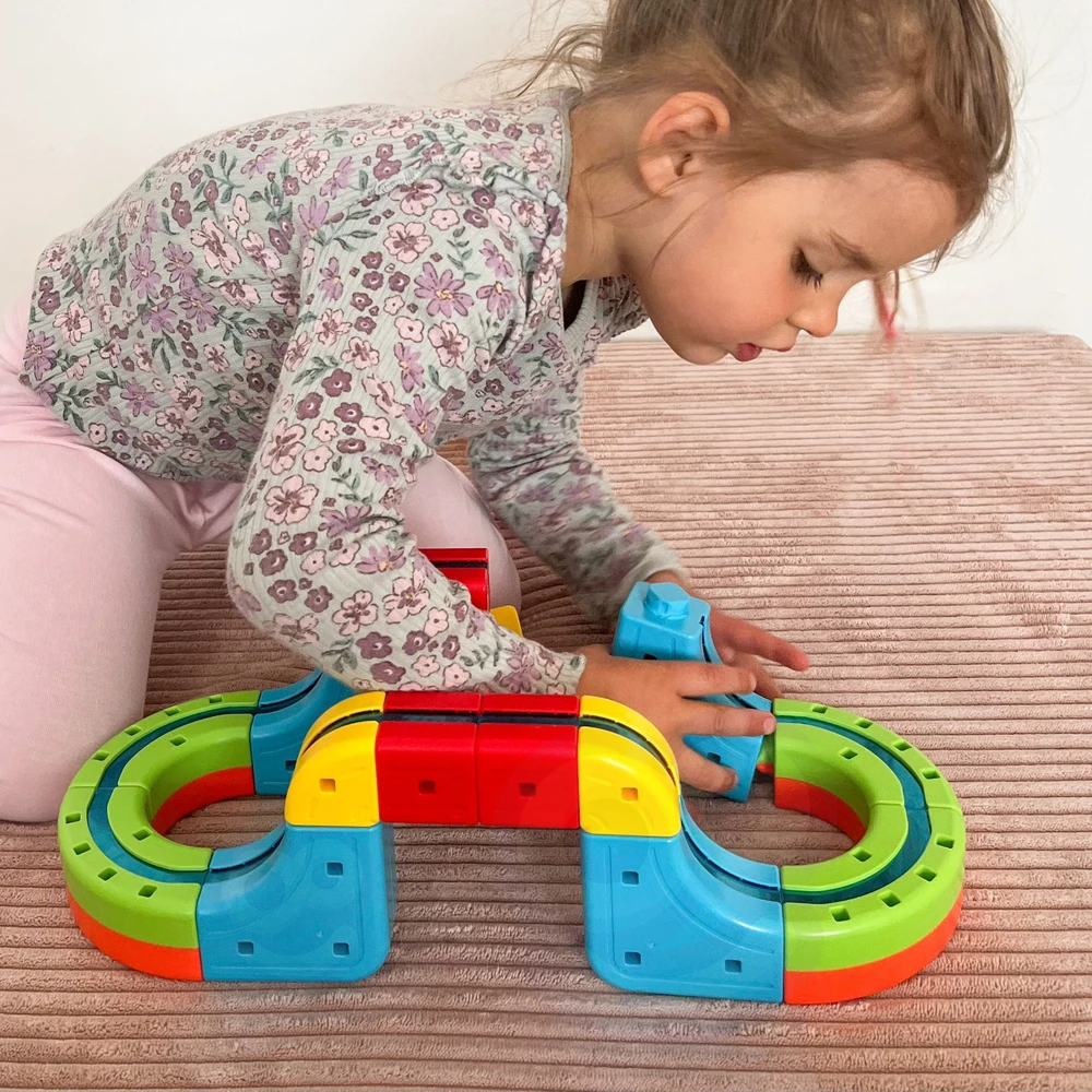 WOOPIE magnetinės kaladėlės Levituojantis takelis 18 vnt.