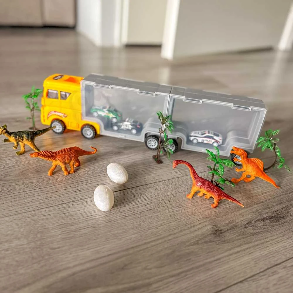 Dinozaurų sunkvežimis 2in1 WOOPIE