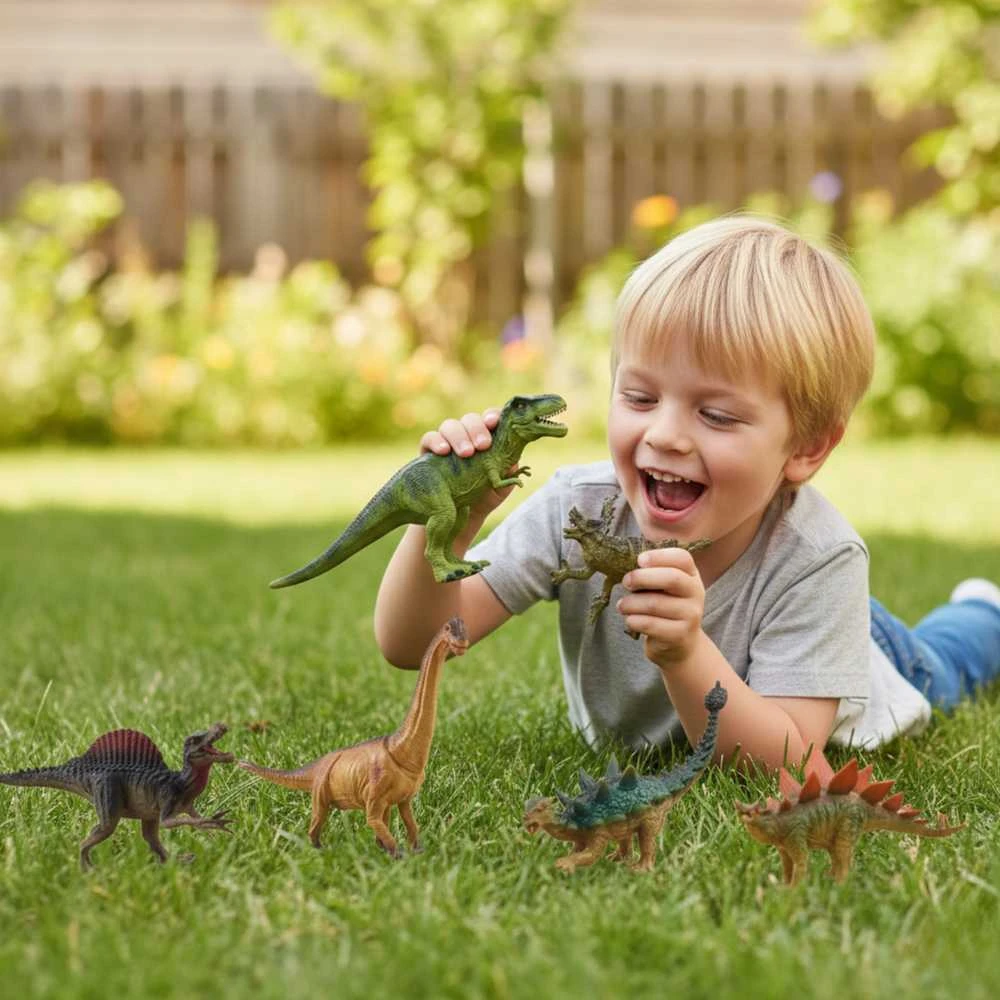 WOOPIE Rinkinys Dinozaurų Figūrėlės 6 vnt