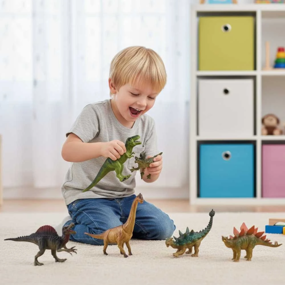 WOOPIE Rinkinys Dinozaurų Figūrėlės 6 vnt