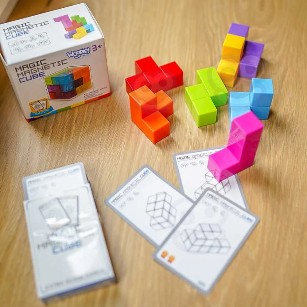 WOOPIE Tetris dėlionė su kortelėmis n