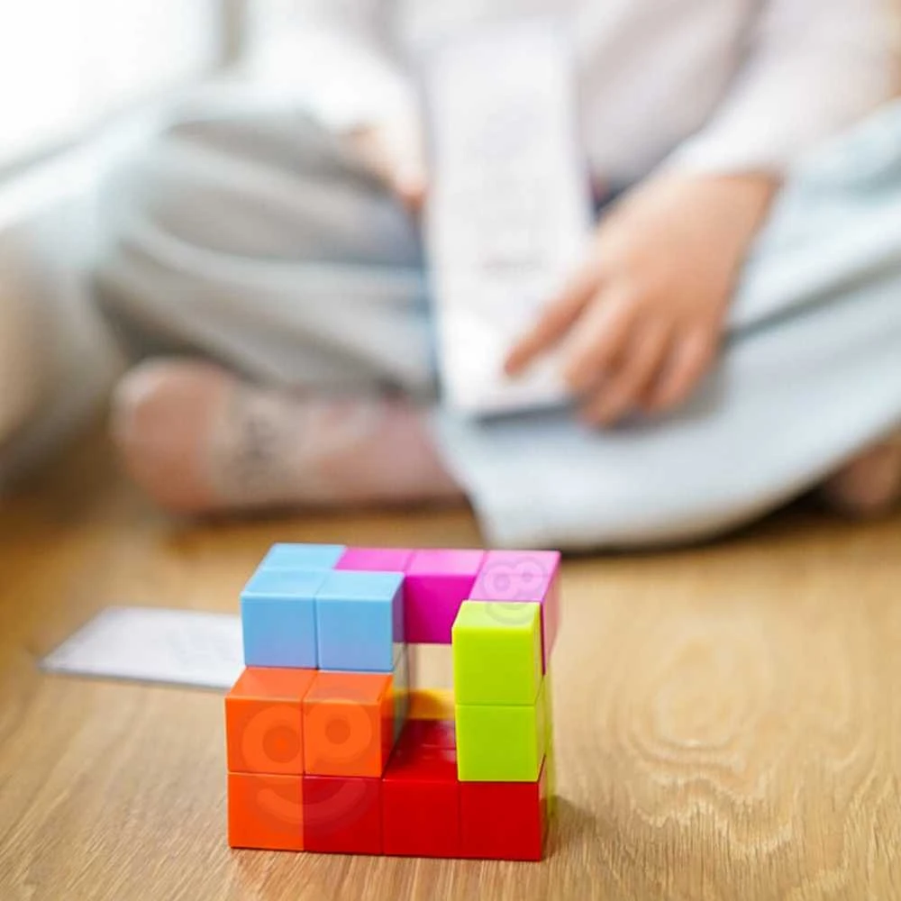 WOOPIE Tetris dėlionė su kortelėmis n