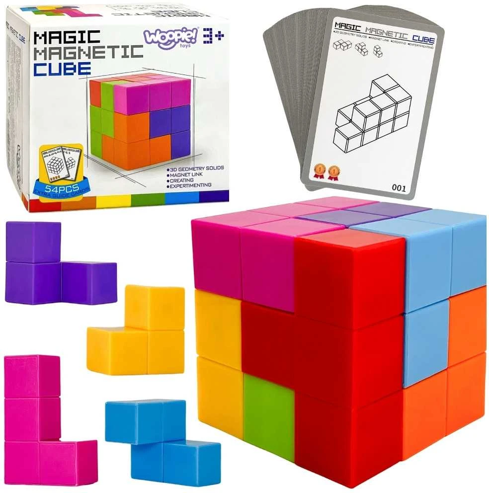 WOOPIE Tetris dėlionė su kortelėmis n