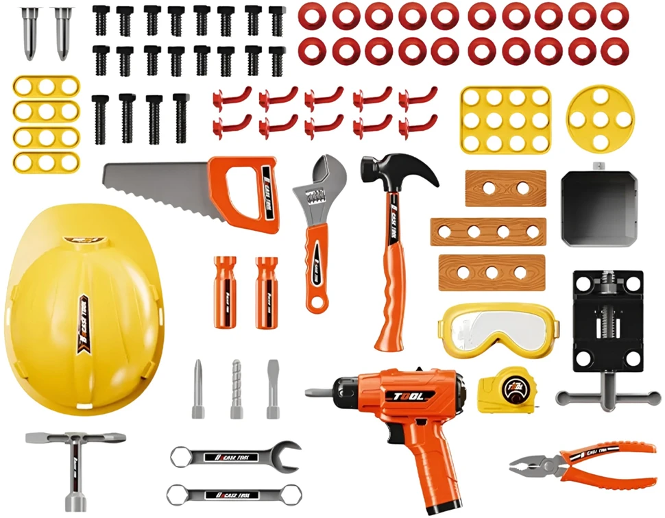 WOOPIE Tool Table for Little Handyman 90 pcs.