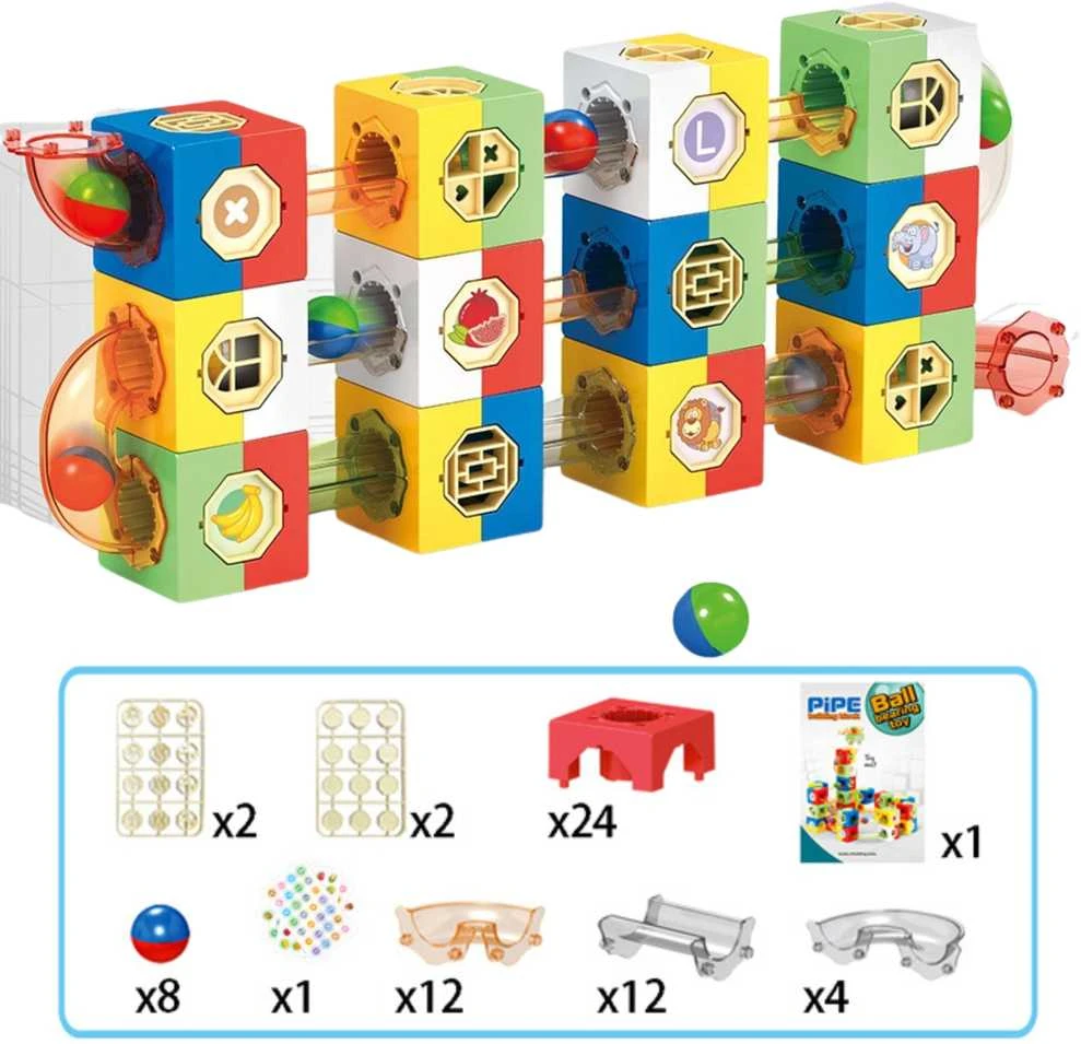 Woopie Kulkowy Kulodrom 3D Statybas Blokų Rinkinys
