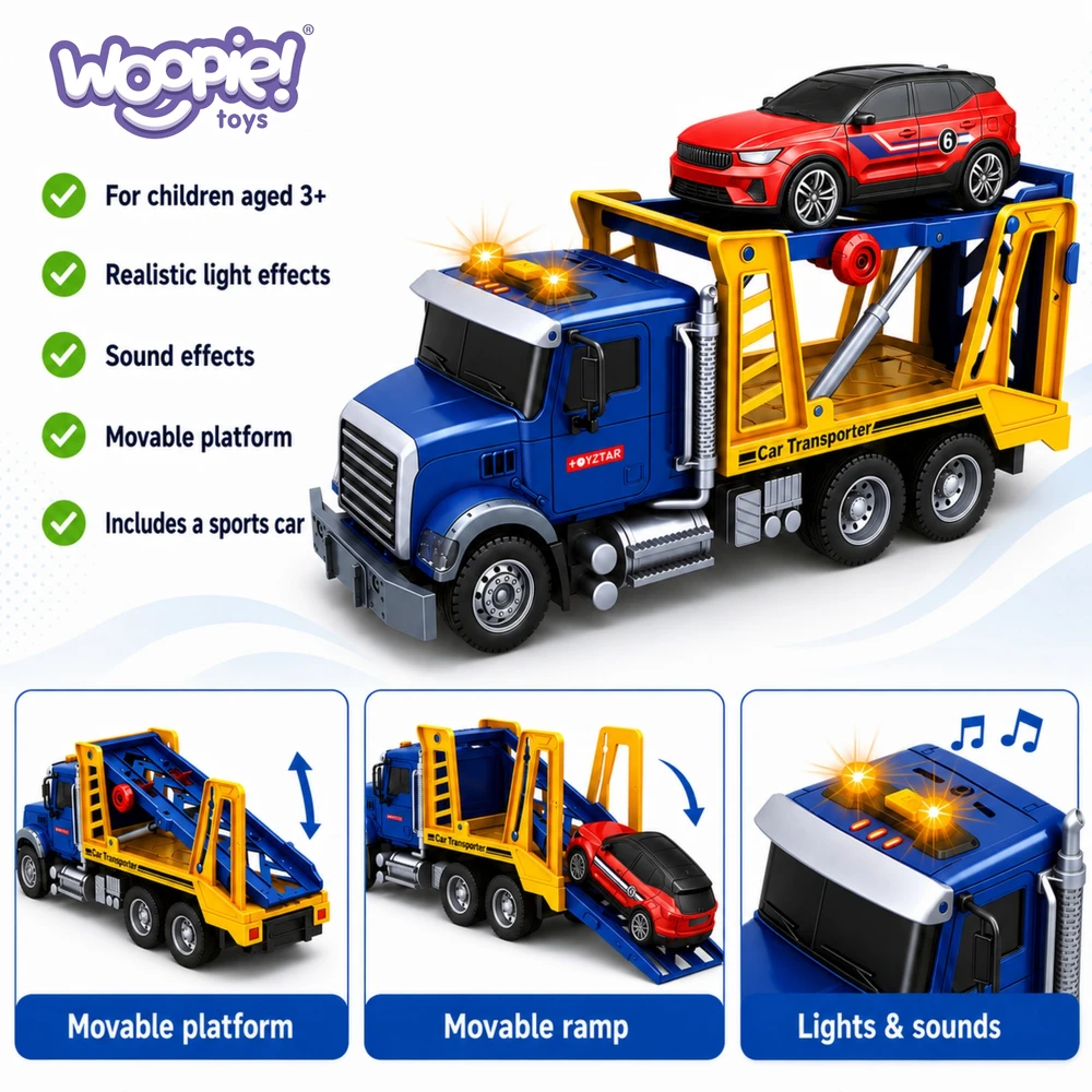 Transporteris su sportiniu automobiliu WOOPIE