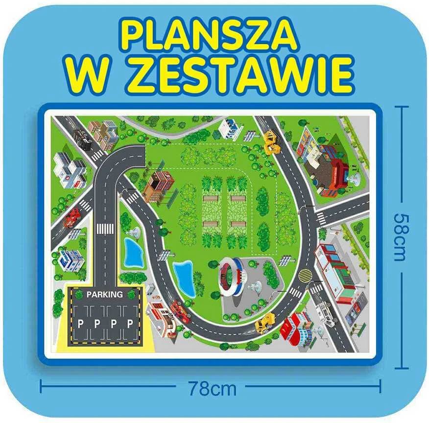 Woopie Žaislas Garažas Su Spiralėmis 3 Vnt.