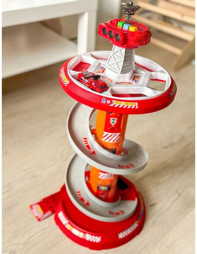 Woopie Žaislas Garažas Su Spiralėmis 3 Vnt.
