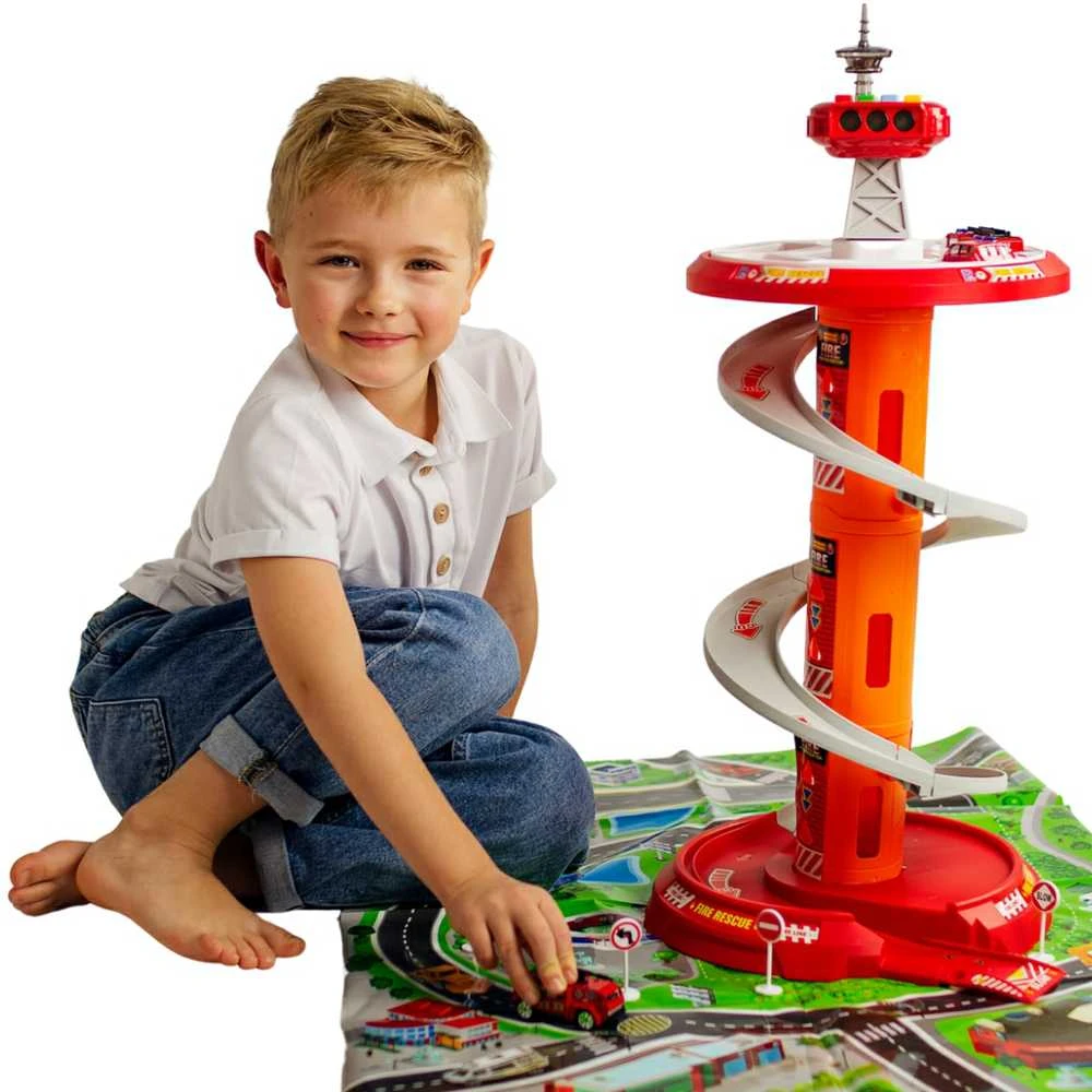 Woopie Žaislas Garažas Su Spiralėmis 3 Vnt.