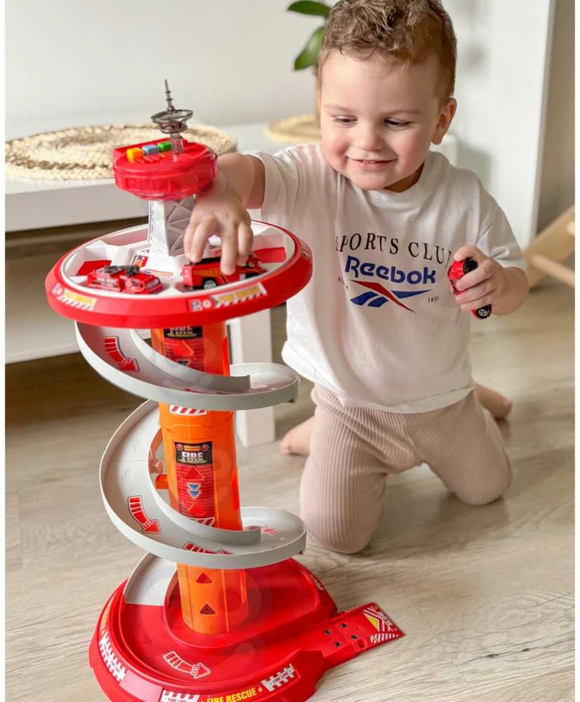 Woopie Žaislas Garažas Su Spiralėmis 3 Vnt.