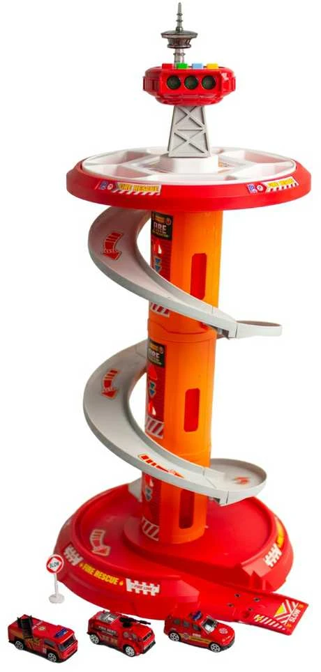Woopie Žaislas Garažas Su Spiralėmis 3 Vnt.