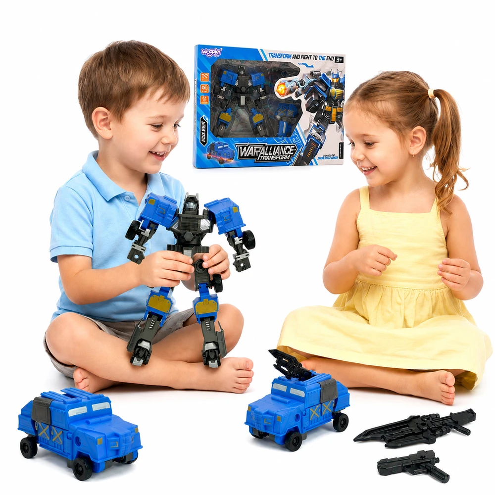 WOOPIE 53897 transformuojantis robotas 2in1 kovos transporto priemonė
