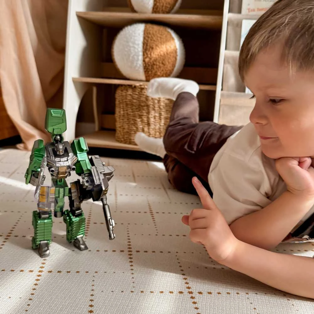 Transformuojantis robotas Sidabrinis Blade 2in1 Woopie tankas