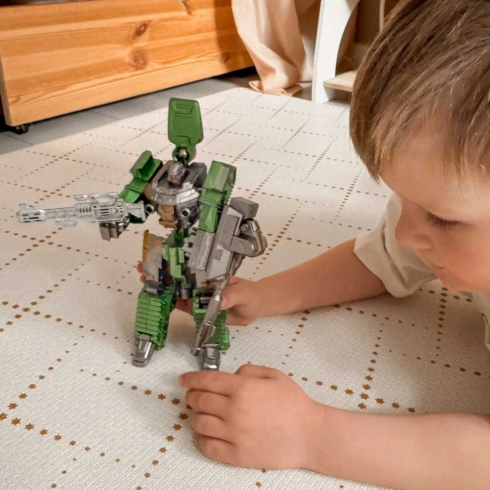 Transformuojantis robotas Sidabrinis Blade 2in1 Woopie tankas