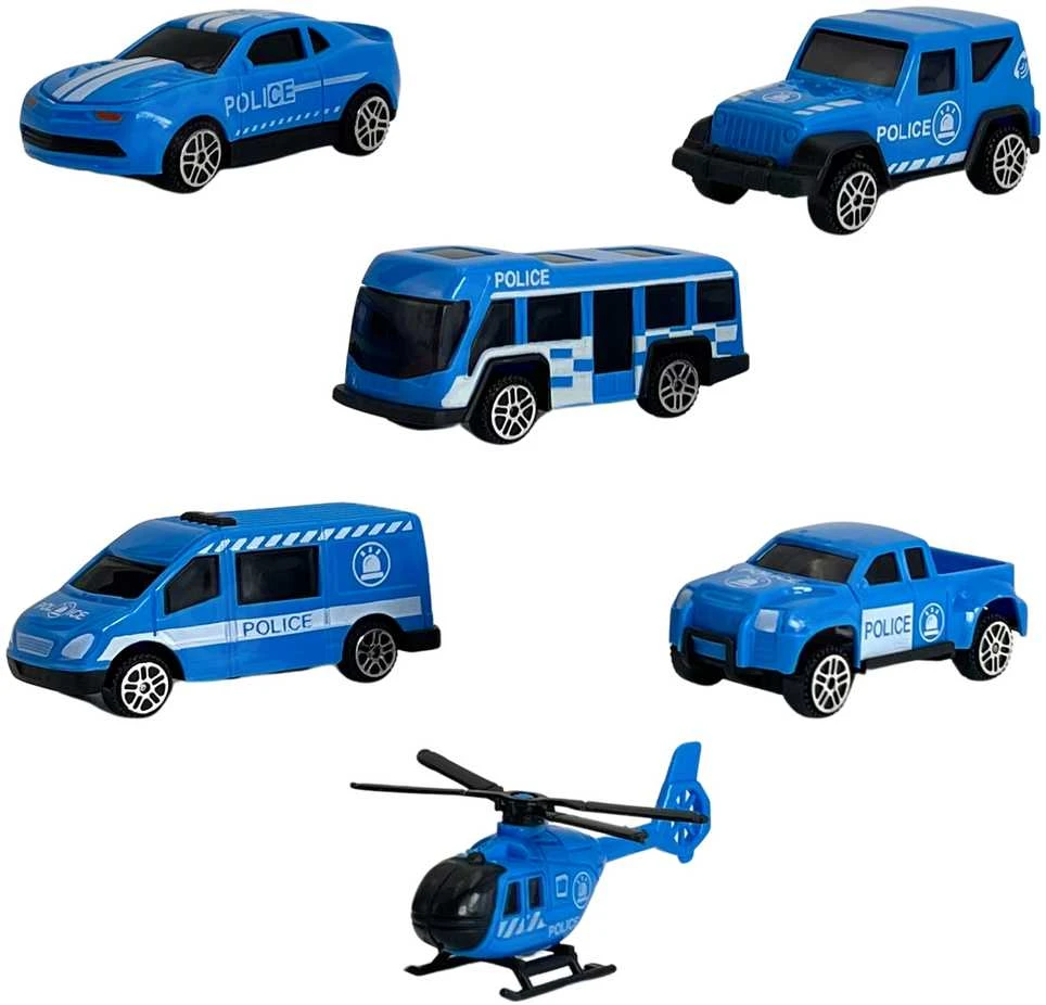 WOOPIE Žaislas Ciežarųka Policija 3in1 Mėlyna