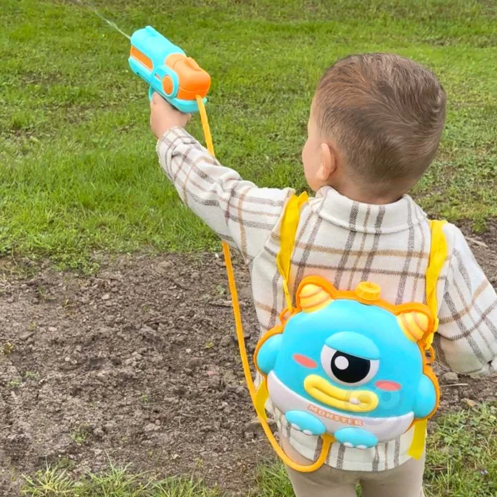 WOOPIE Vandens pistoletas su UFO MONSTER kuprine - 2,1 l talpa