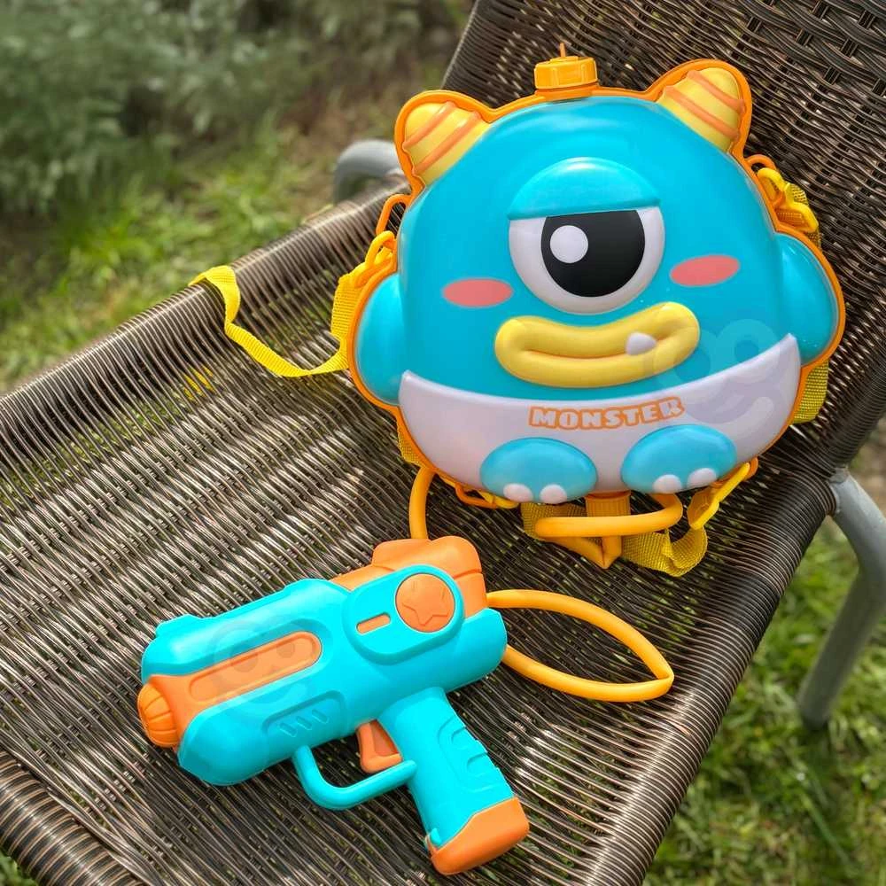 WOOPIE Vandens pistoletas su UFO MONSTER kuprine - 2,1 l talpa
