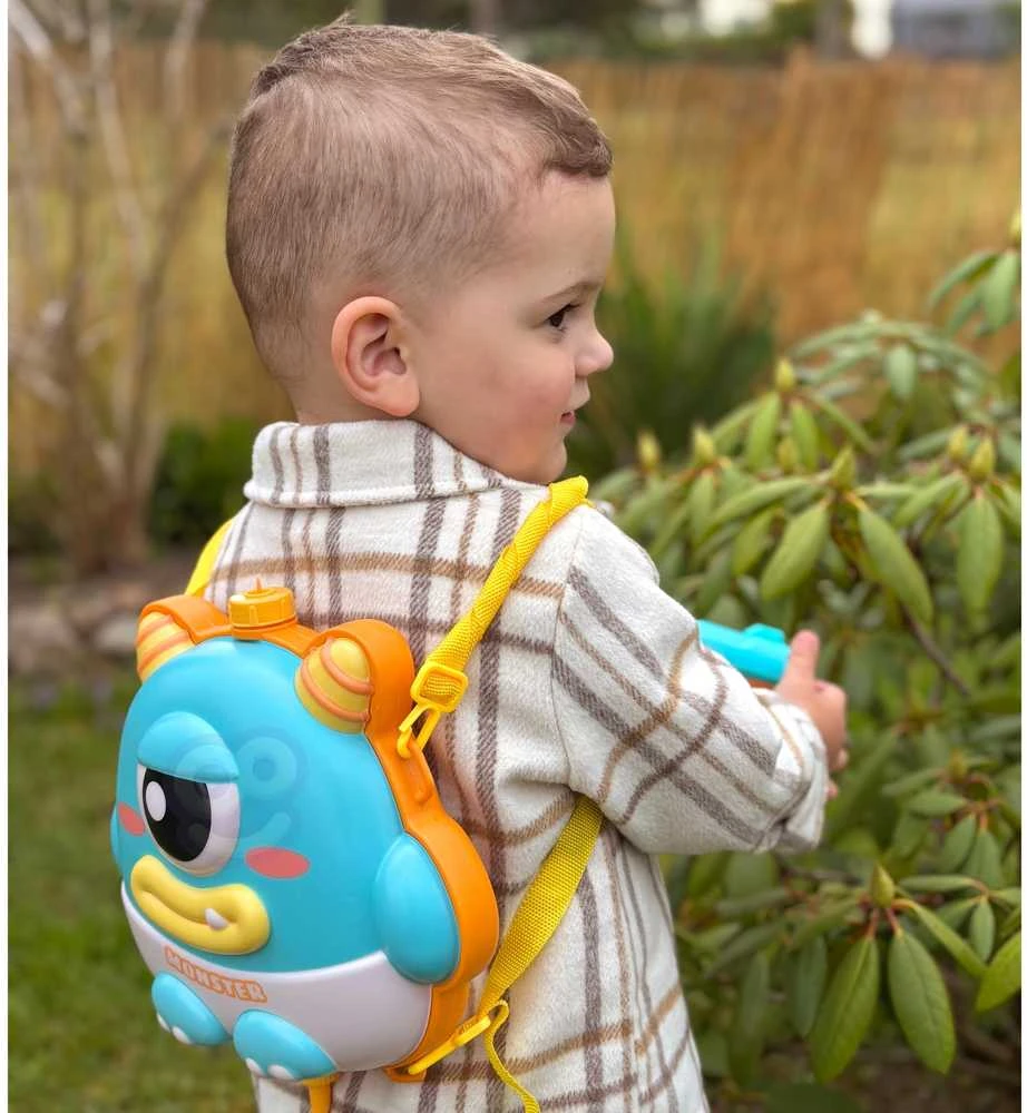 WOOPIE Vandens pistoletas su UFO MONSTER kuprine - 2,1 l talpa