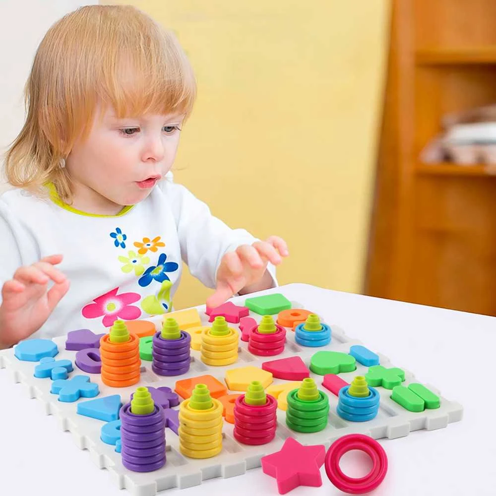 Woopie Montessori Dėlionė - Mokomasis Žaidimas su Rašmenimis ir Skaičiais - 139 Elementai