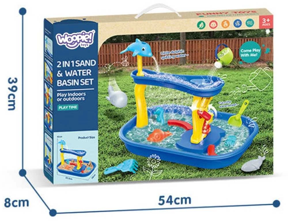 WOOPIE Vandens Žaislas Vandens Ratas Delfinas 11vnt.