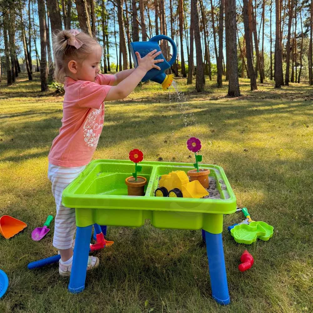 WOOPIE 49751 Vandens stalas 2in1 Smėlio dėžė 13 Akc.