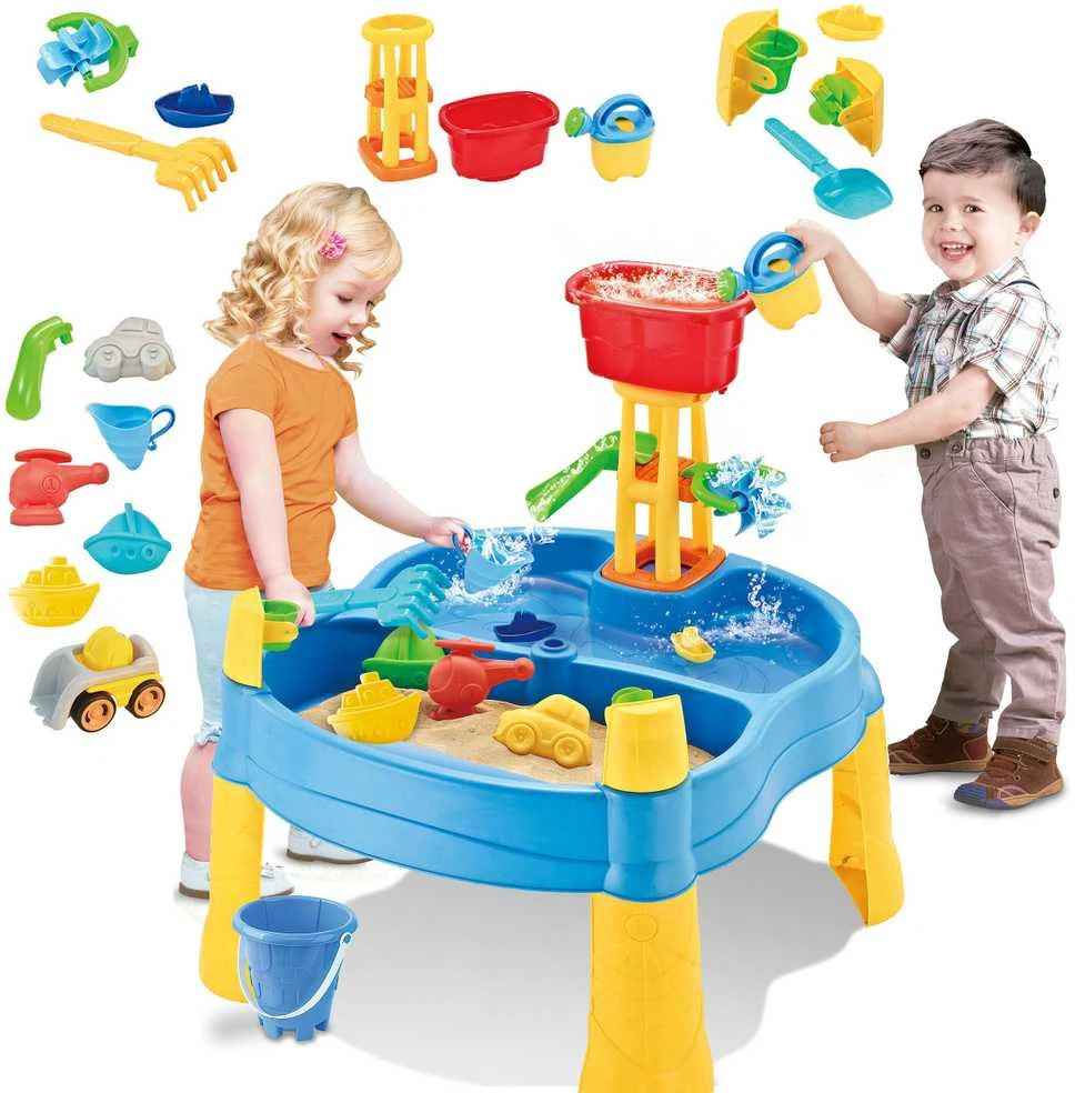 WOOPIE Vanduo Table 2in1 Sandbox Mill 14 acc.