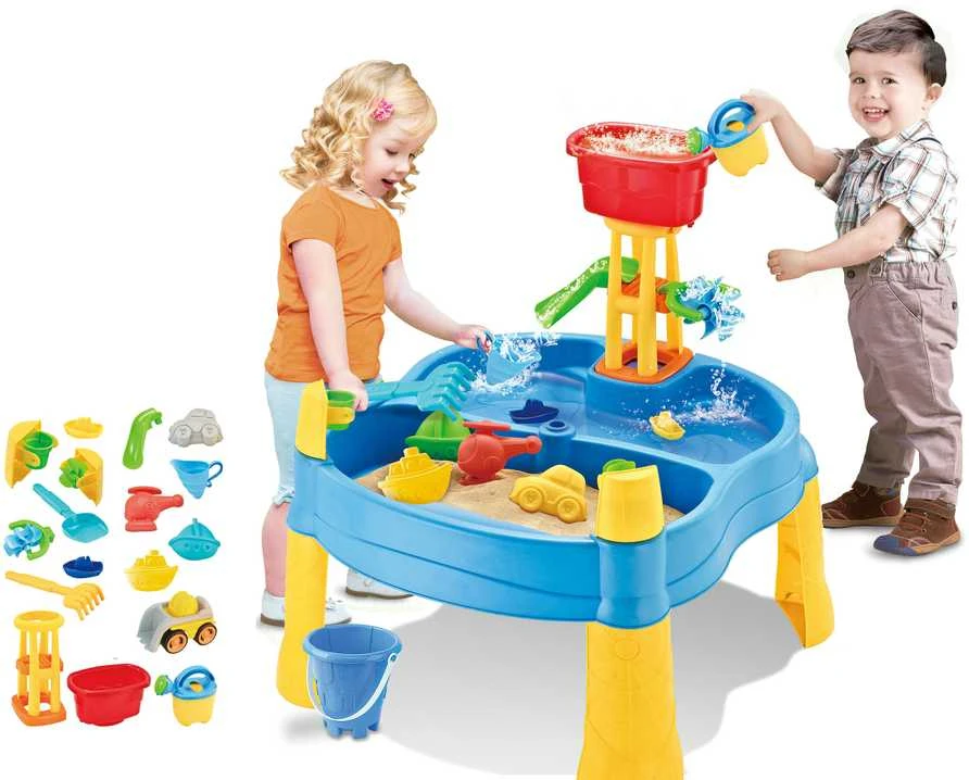 WOOPIE Vanduo Table 2in1 Sandbox Mill 14 acc.
