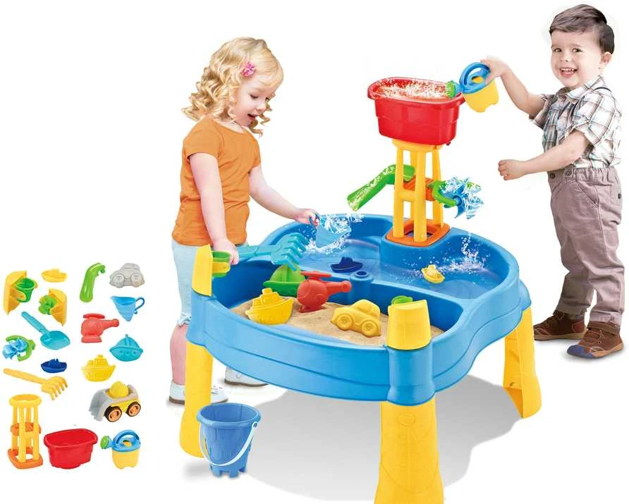 WOOPIE Vanduo Table 2in1 Sandbox Mill 14 acc.