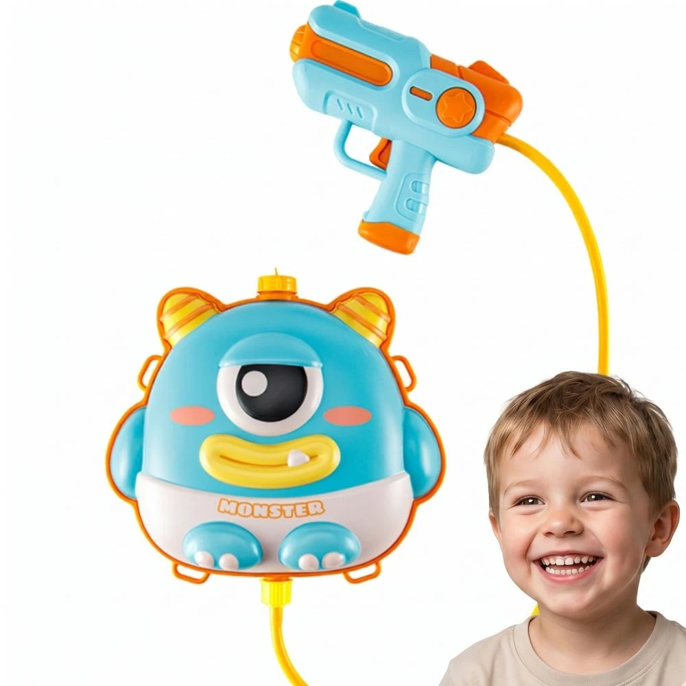WOOPIE Vandens pistoletas su UFO MONSTER kuprine - 2,1 l talpa