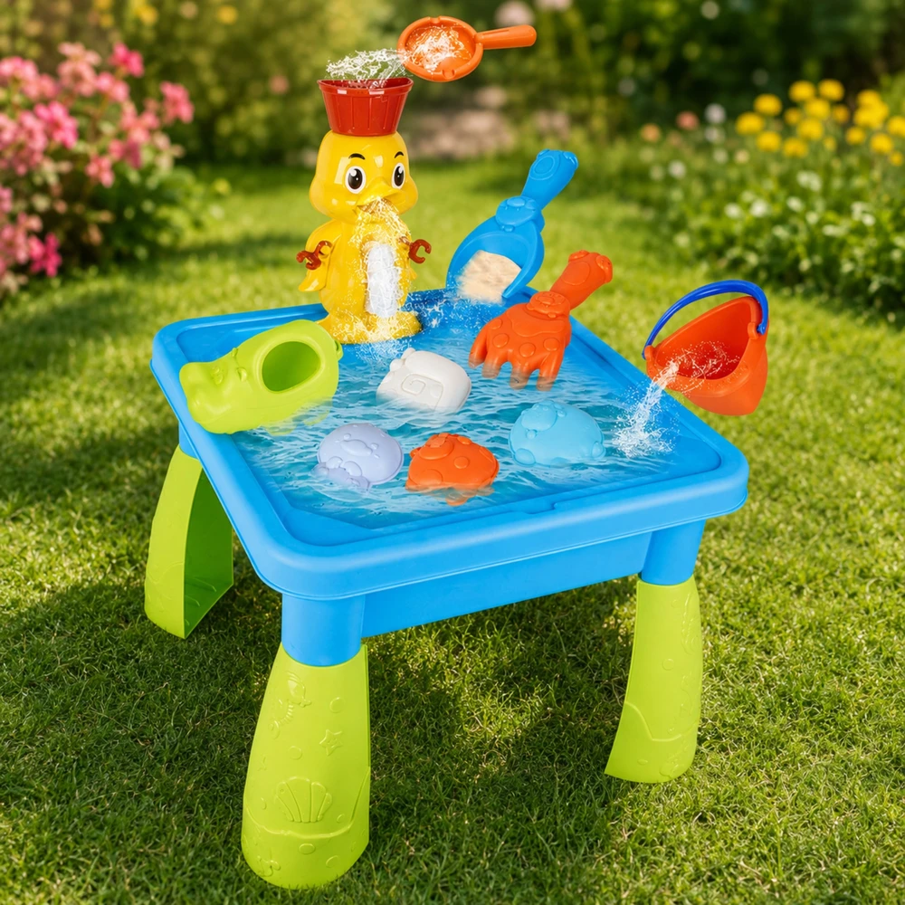 Woopie vandens stalas 2in1 Sandbox antis krioklys 9 AKC.