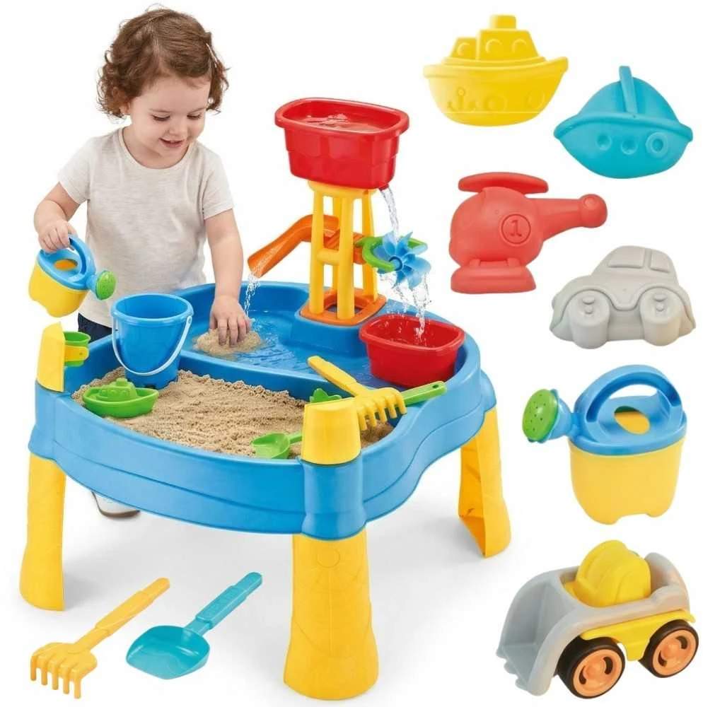 WOOPIE Vanduo Table 2in1 Sandbox Mill 14 acc.