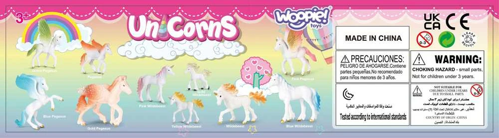 WOOPIE 47030 figūrėlių rinkinys 16 vnt. Vienaragiai
