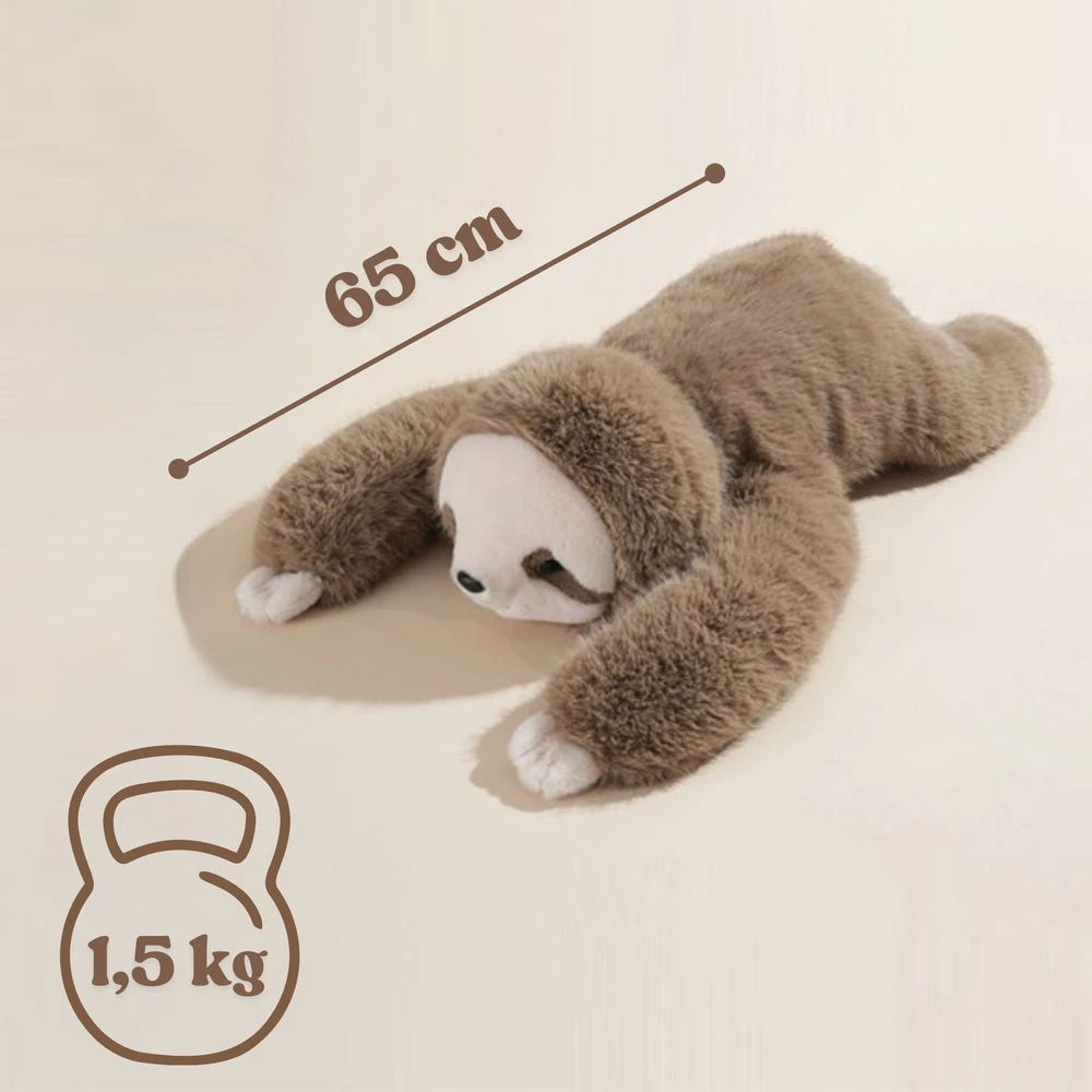 WOOPIE svertinis pliušinis Tinginys 65cm 1500g