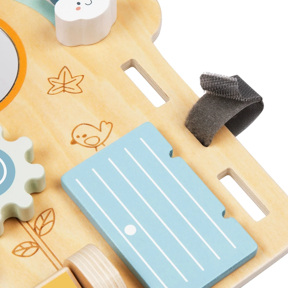 WOOPIE Žalias 2-in-1 House Manipulation Board 8 pcs.