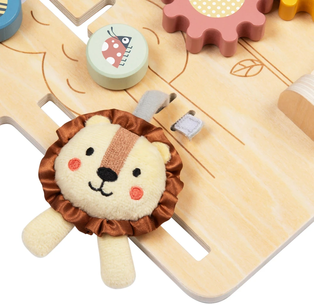 WOOPIE Žalias 2-in-1 House Manipulation Board 8 pcs.