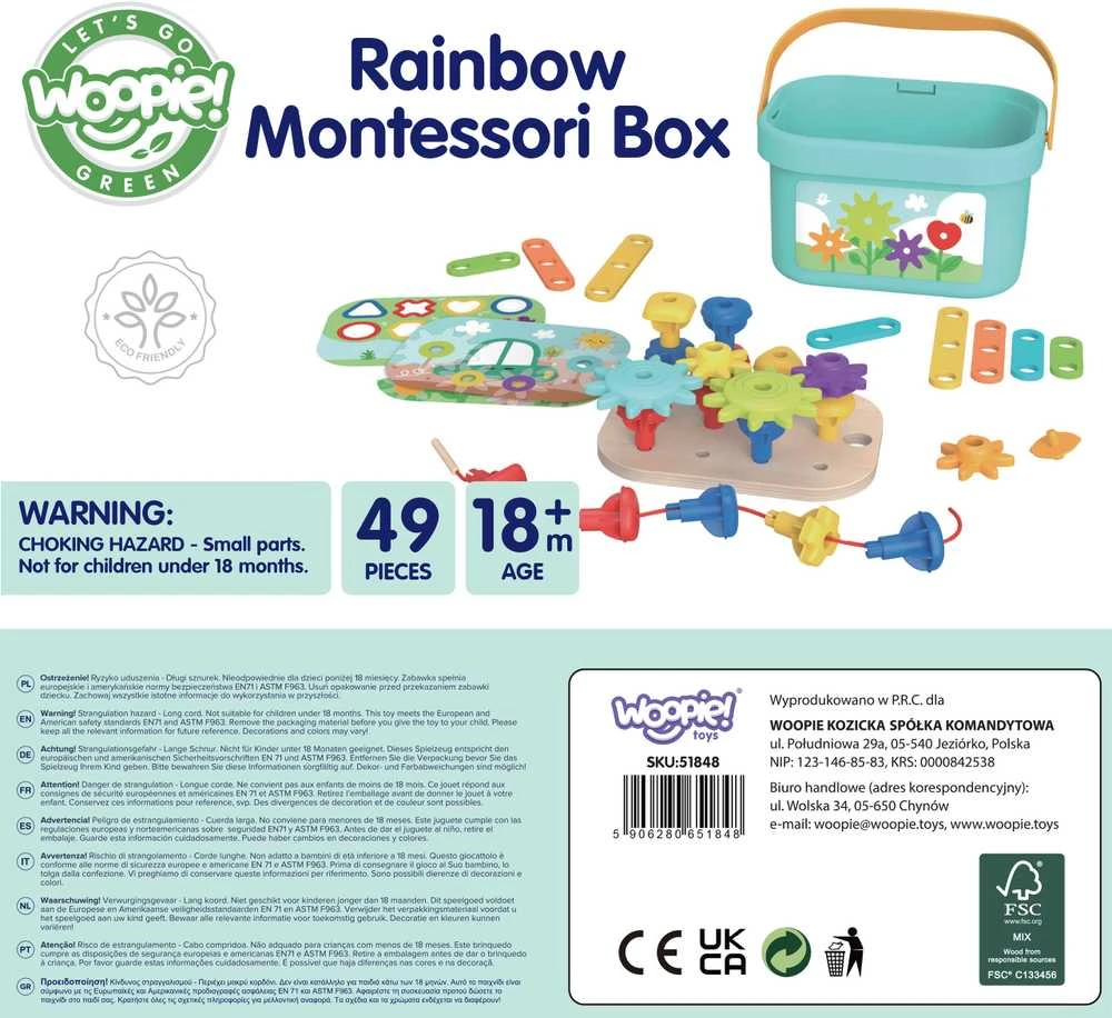 Woopie konstruktorius dėžutėje Motor Box 12in1
