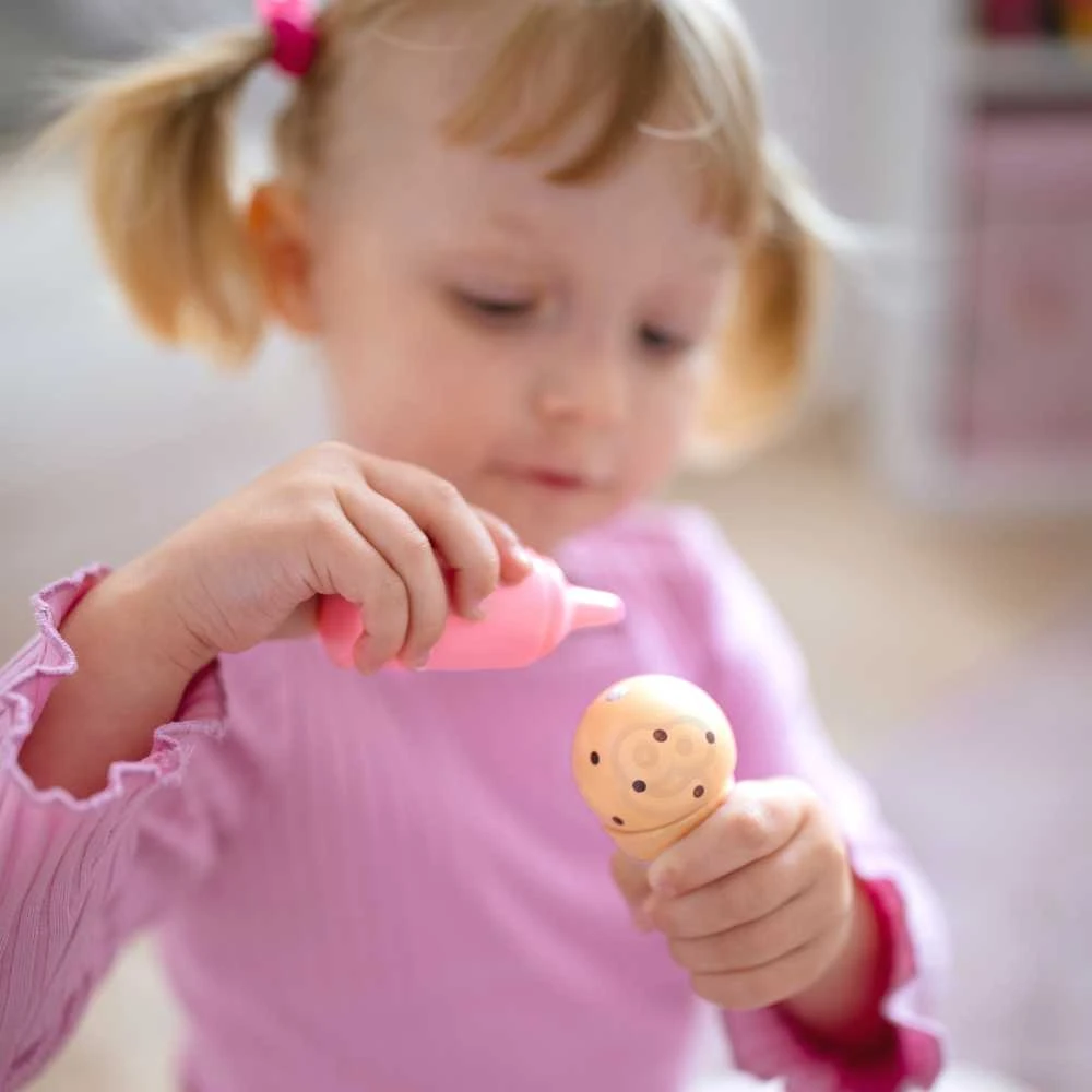 WOOPIE Žalias medinis ledų kioskelio rinkinys