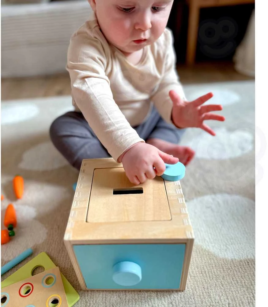WOOPIE Žaislai Medinė Edukacinė Dėžutė Montessori