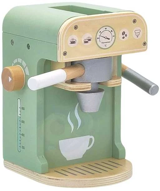 Medinis kavos aparatas su priedais Barista WOOPIE Žalias