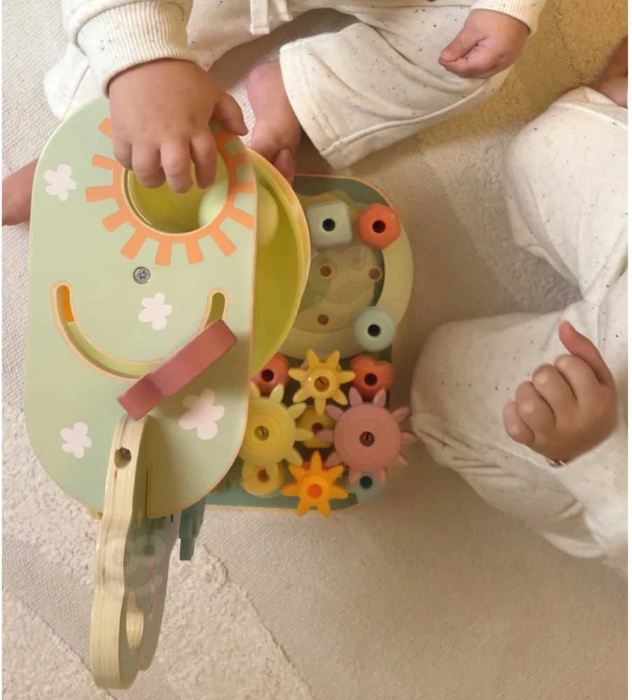 Medinis Montessori aktyvių veiklų medelis – kulodromas 4in1 WOOPIE Žalias