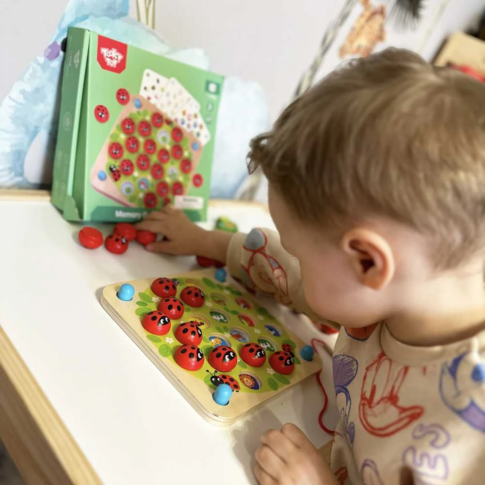 WOOPIE medinis lavinamasis atminties žaidimas „Boružėlės dėlionė“