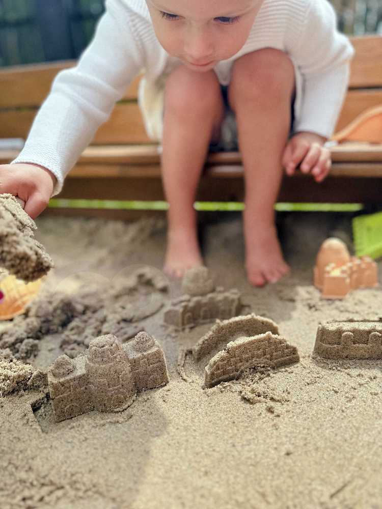 Žaislinis smėlio rinkinys su vežimėliu 13 vnt. Biologinė medžiaga, Woopie