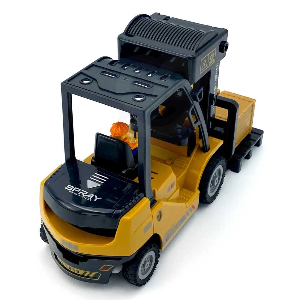 WOOPIE nuotoliniu būdu valdomas šakinis krautuvas 2in1 RC kranas – mastelis 1:24