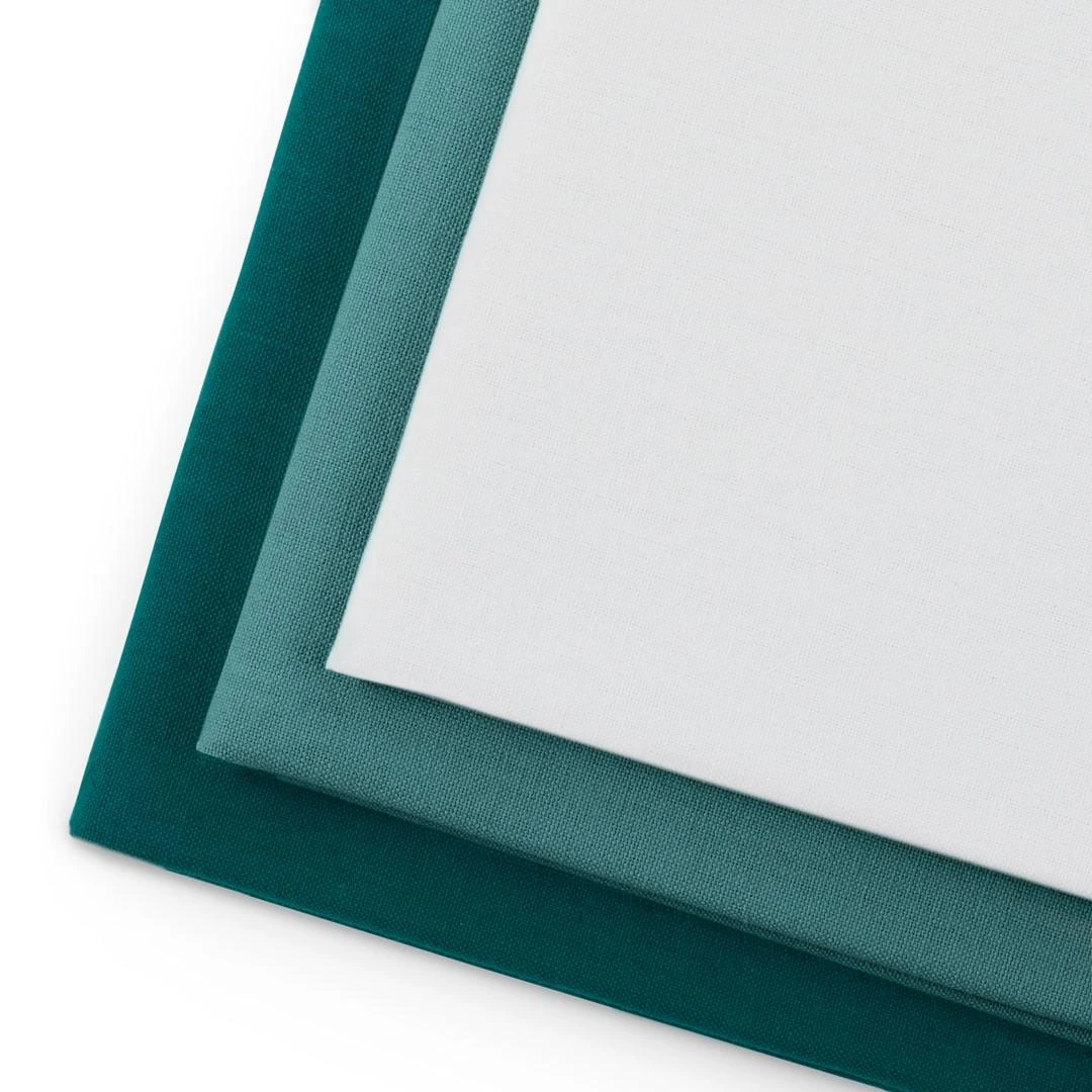 AmeliaHome KIT/AH/LETTY/PLAIN/TURQUOISE/3PACK/50X70