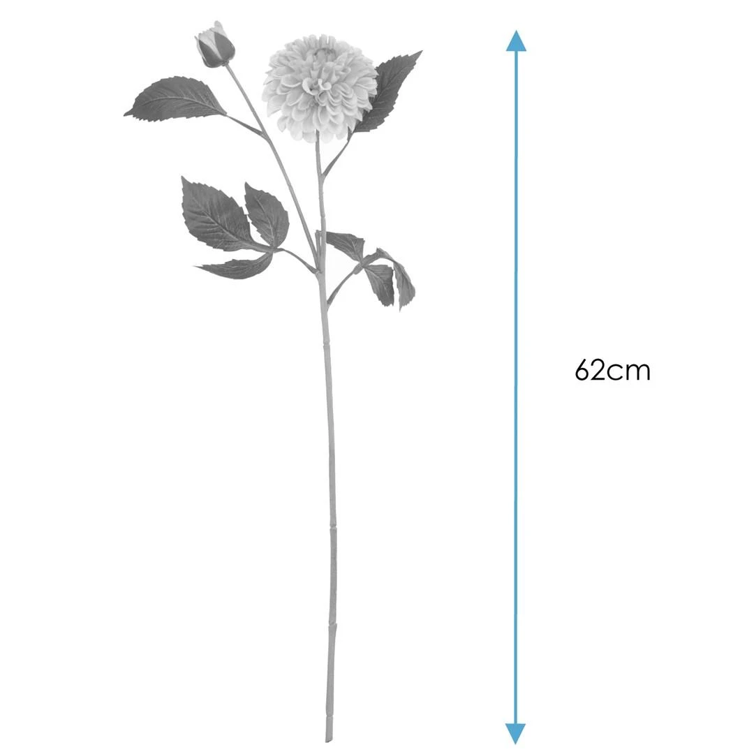 Dirbtinis bijūnas Artflower 62 cm su matmenų rodykle