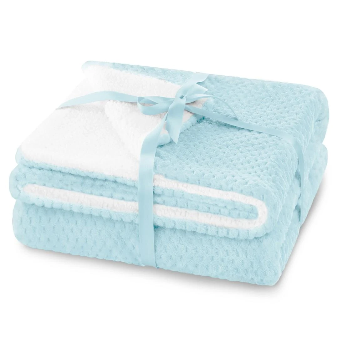 AmeliaHome Pledas SHLEEPY, 130X180 cm, spalva: šviesiai mėlyna aprašymas - Prekės nuotrauka